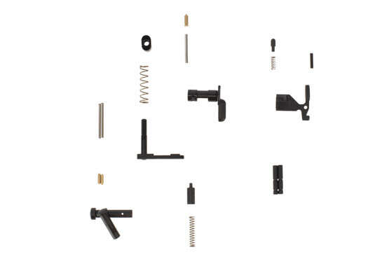 Rise Armament AR-15 Lower Small Parts Kit does not include fire control group, pistol grip, or trigger guard